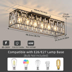Modern Crystal Ceiling Light 6 Chandelier Lights Fixture