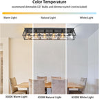 Modern Crystal Ceiling Light 6 Chandelier Lights Fixture