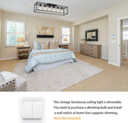 Modern Crystal Ceiling Light 6 Chandelier Lights Fixture