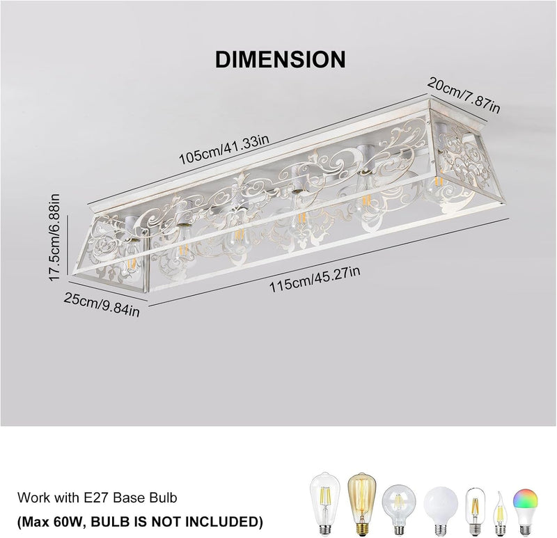 Modern Crystal Ceiling Light 6 Chandelier Lights Fixture