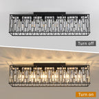 Modern Crystal Ceiling Light 6 Chandelier Lights Fixture