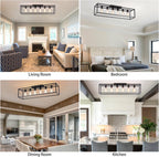 Modern Crystal Ceiling Light 6 Chandelier Lights Fixture