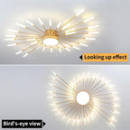 Modern Crystal Ceiling Pendant Light 6 Lights K9