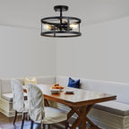 Modern Crystal Ceiling Pendant Light 6 Lights K9