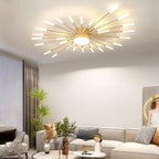 Modern Crystal Ceiling Pendant Light 6 Lights K9
