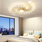 Modern Crystal Ceiling Pendant Light 6 Lights K9