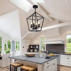 Modern Crystal Ceiling Pendant Light 6 Lights K9