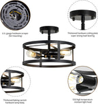 Modern Crystal Ceiling Pendant Light 6 Lights K9