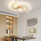 Modern Crystal Ceiling Pendant Light 6 Lights K9