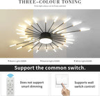 Modern Crystal Ceiling Pendant Light 6 Lights K9