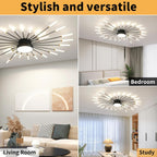 Modern Crystal Ceiling Pendant Light 6 Lights K9