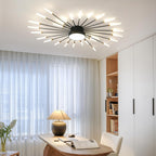 Modern Crystal Ceiling Pendant Light 6 Lights K9
