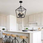Modern Crystal Ceiling Pendant Light 6 Lights K9