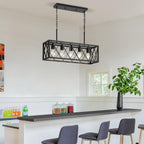 Modern Crystal Ceiling Pendant Light 6 Lights K9