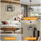 Modern Crystal Ceiling Pendant Light 6 Lights K9
