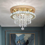 Modern Chrome Crystal Kitchen Ceiling Light 30CM LED