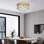 Modern Chrome Crystal Kitchen Ceiling Light 30CM LED
