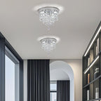 Modern Chrome Crystal Kitchen Ceiling Light 30CM LED
