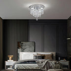 Modern Chrome Crystal Kitchen Ceiling Light 30CM LED