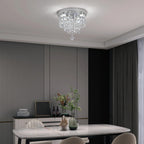 Modern Chrome Crystal Kitchen Ceiling Light 30CM LED