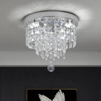 Modern Chrome Crystal Kitchen Ceiling Light 30CM LED