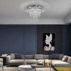 Modern Chrome Crystal Kitchen Ceiling Light 30CM LED