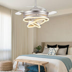 Modern Crystal Chandelier Ceiling Fan with Light 42
