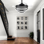 Modern Crystal Chandelier Ceiling Fan with Light 42