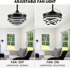 Modern Crystal Chandelier Ceiling Fan with Light 42