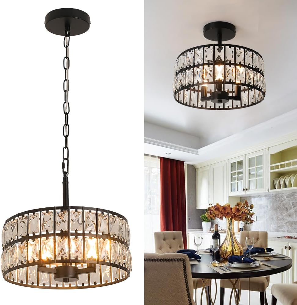 Modern Crystal Chandelier Ceiling Lights Pendant Light Shade