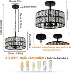 Modern Crystal Chandelier Ceiling Lights Pendant Light Shade