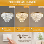 Modern Crystal Chandelier Ceiling Lights Pendant Light Shade