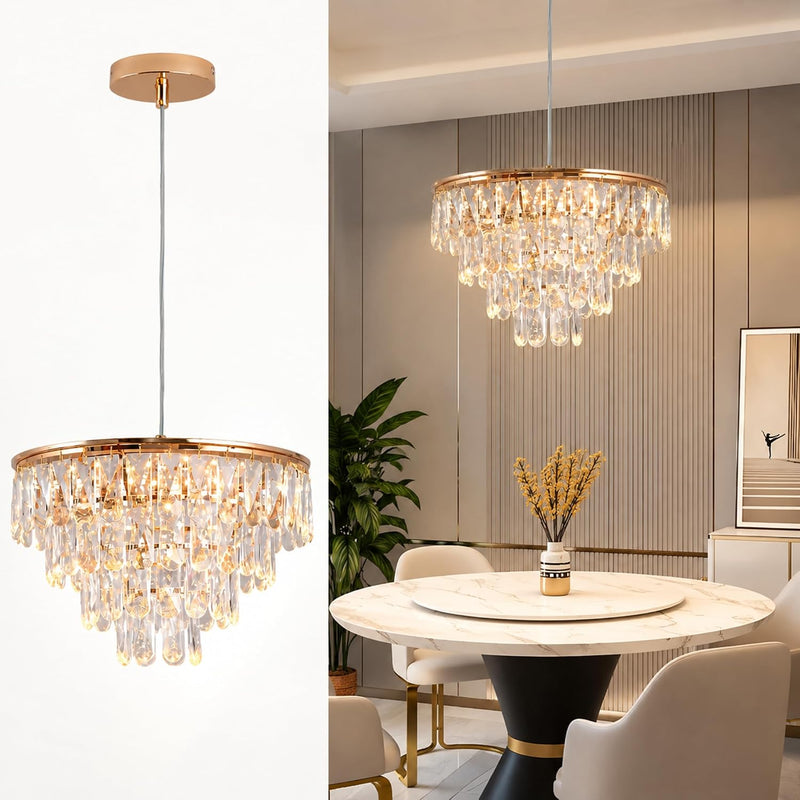 Modern Crystal Chandelier Ceiling Lights Pendant Light Shade