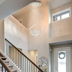 Modern Crystal Chandelier Lighting Clear K9 Glass Ceiling