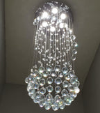 Modern Crystal Chandelier Lighting Clear K9 Glass Ceiling