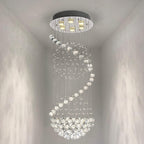Modern Crystal Chandelier Lighting Clear K9 Glass Ceiling