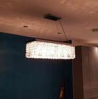 Modern Crystal Chandelier Lights Luxury Clear K9 Droplet