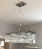 Modern Crystal Chandelier Lights Luxury Clear K9 Droplet