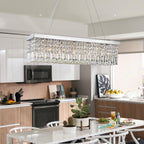 Modern Crystal Chandelier Lights Luxury Clear K9 Droplet
