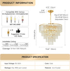 Modern Crystal Chandelier φ Pendant Light Contemporary
