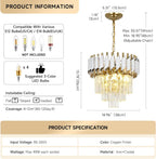 Modern Crystal Chandelier φ Pendant Light Contemporary