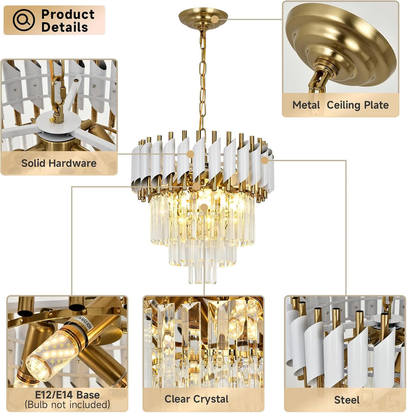 Modern Crystal Chandelier φ Pendant Light Contemporary