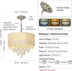 Modern Crystal Chandelier φ Pendant Light Contemporary