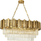 Modern Crystal Chandelier Pendant Light Fixtures Small Lighting