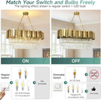 Modern Crystal Chandelier Pendant Light Fixtures Small Lighting