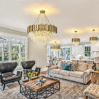 Modern Crystal Chandelier Pendant Light Fixtures Small Lighting