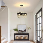 Modern Crystal Chandelier Round Pendant Lamp