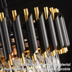 Modern Crystal Chandeliers 4-Tier K9 Round Light Fixture