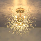 Modern Crystal Chandeliers Ceiling Light Firework Lights K9
