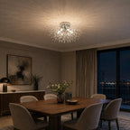 Modern Crystal Chandeliers Ceiling Light Fireworks Chandelider